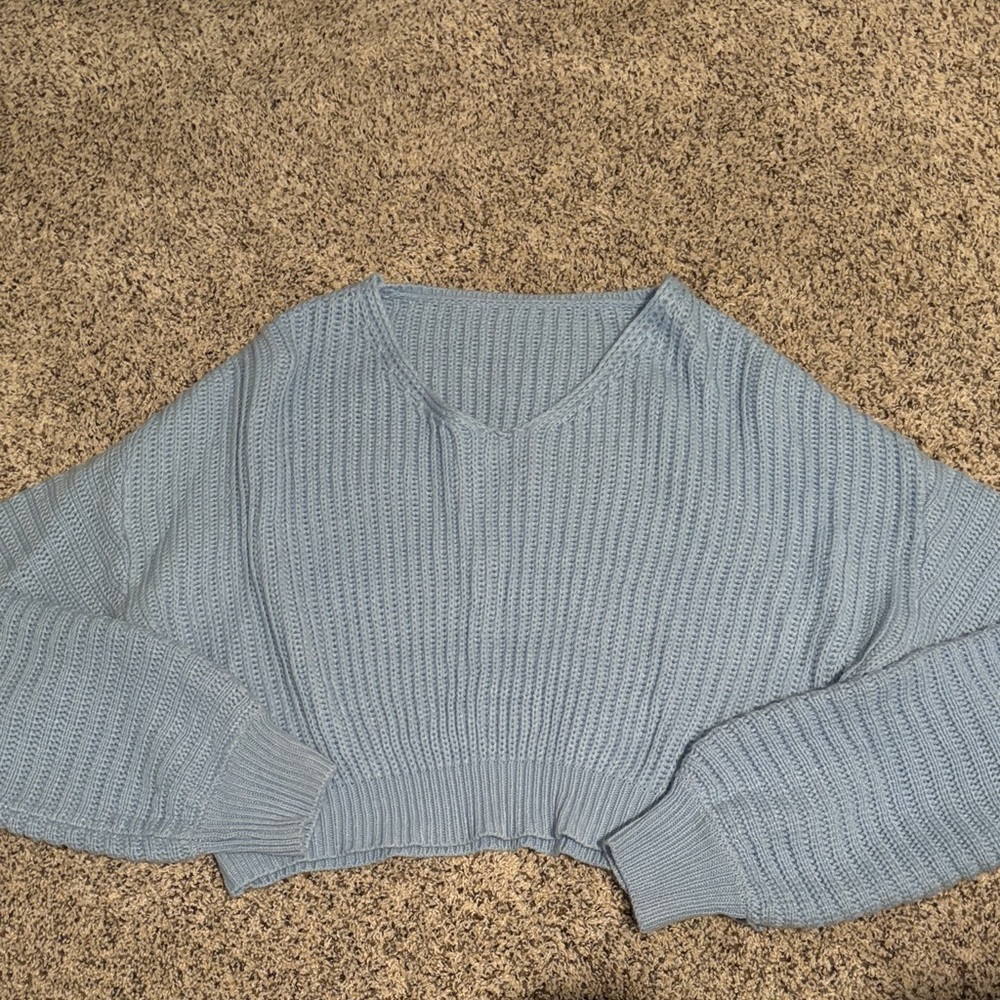 Light Blue Knit Sweater